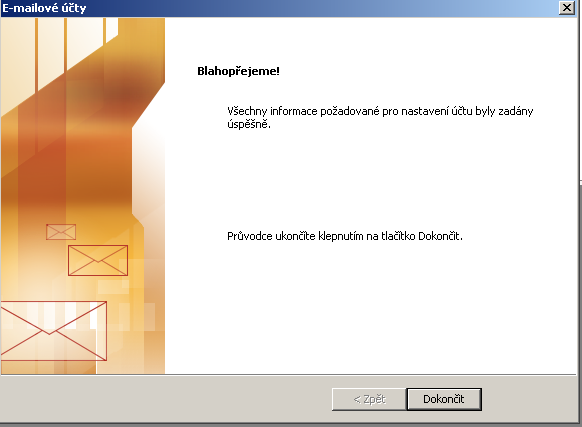 Nastavení poštovního klienta MS Outlook 2003